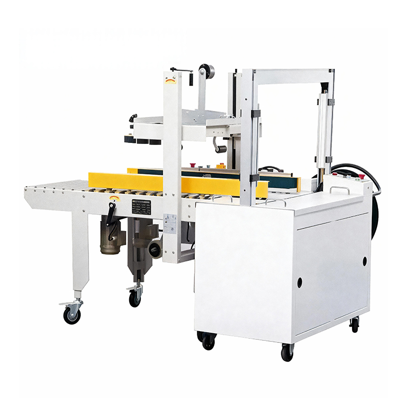 MH-FJ-1AWE automatisk kartonforsegler, justerbar top- og bundtape